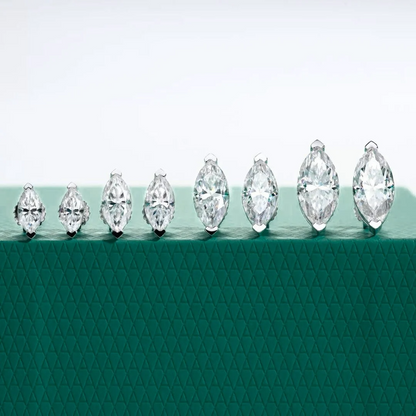 The Charlotte Pear Cut Moissanite Earrings