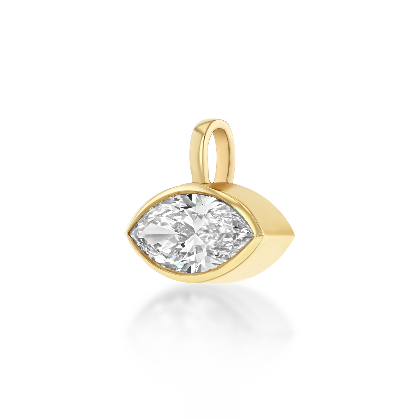 Signature Marquise Diamond Bezel Pendant