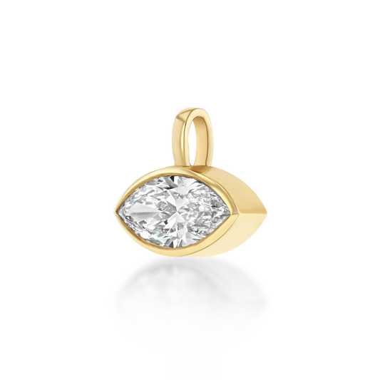 Signature Marquise Diamond Bezel Pendant