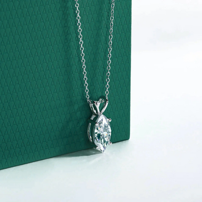 The Oura Marquise Cut Moissanite Necklace
