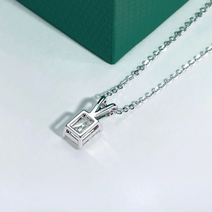 The Sophie Radiant Cut Moissanite Necklace